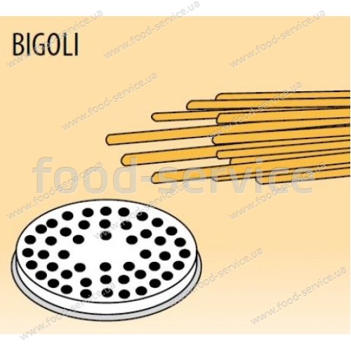 Матрица макарон. изделий Bigolli (Bigoli) d78 для пресса Fimar MPF/8 (насадка)